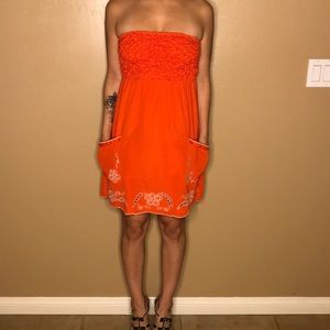 Orange Summer Dress